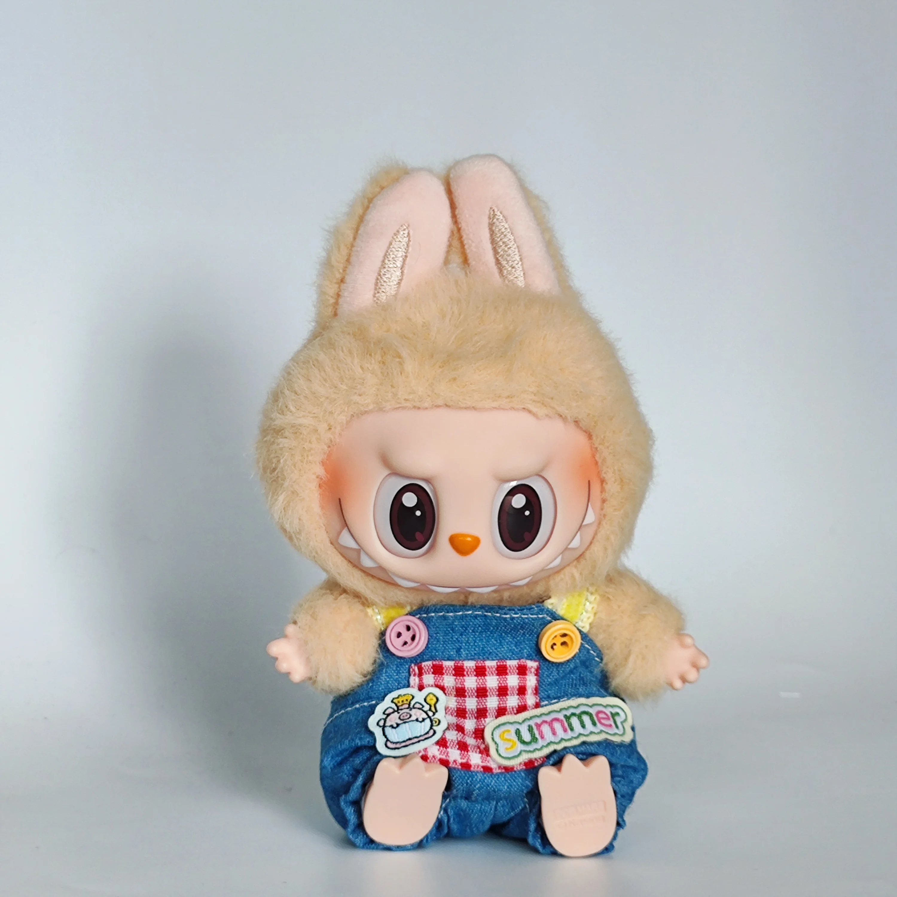 Мини-плюшевая кукла, аксессуары для одежды для Кореи Kpop EXO Labubu V1 V2, комбинезон с изображением идола, подарок