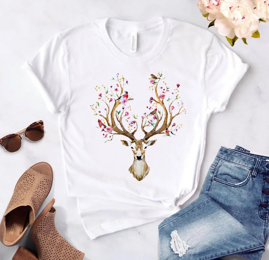 

Watercolor Women Print Summer Casual Clothes Ladies T 90s Flower Cute Clothing T-shirts Short Sleeve Fashion Female Graphic Tee