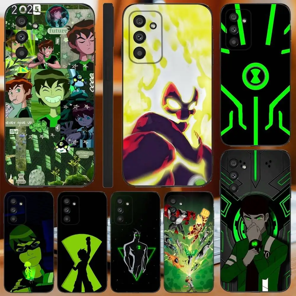 

B-BenS Cartoon 10 Phone Case For Samsung Galaxy A13,A21s,A22,A31,A32,A52,A53,A71,A80,A91 Soft Black Cover