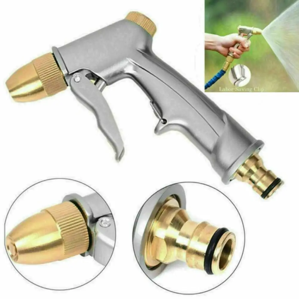 

New High Pressure Water Spray Tools Brass Nozzle Metal Brass Nozzle Adjustable Sprinkler Garden Irrigation Tools Car
