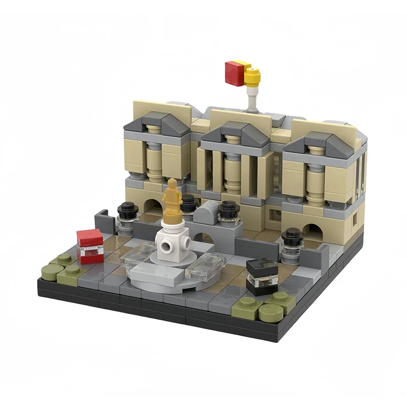 Modèle Street View MOC importer Brick pour enfants, mini architecture de renommée mondiale, technologie modulaire, assemblage de vacances, jouet imbibé, cadeau