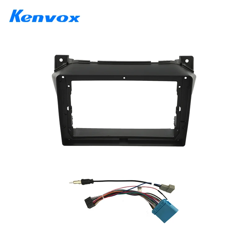 KENVOX 2 Din Car radio 9'' Face Frame For T suzuki alto 2009 2016 Center Control Dashboard Fascia Stereo Panel Dash Kit