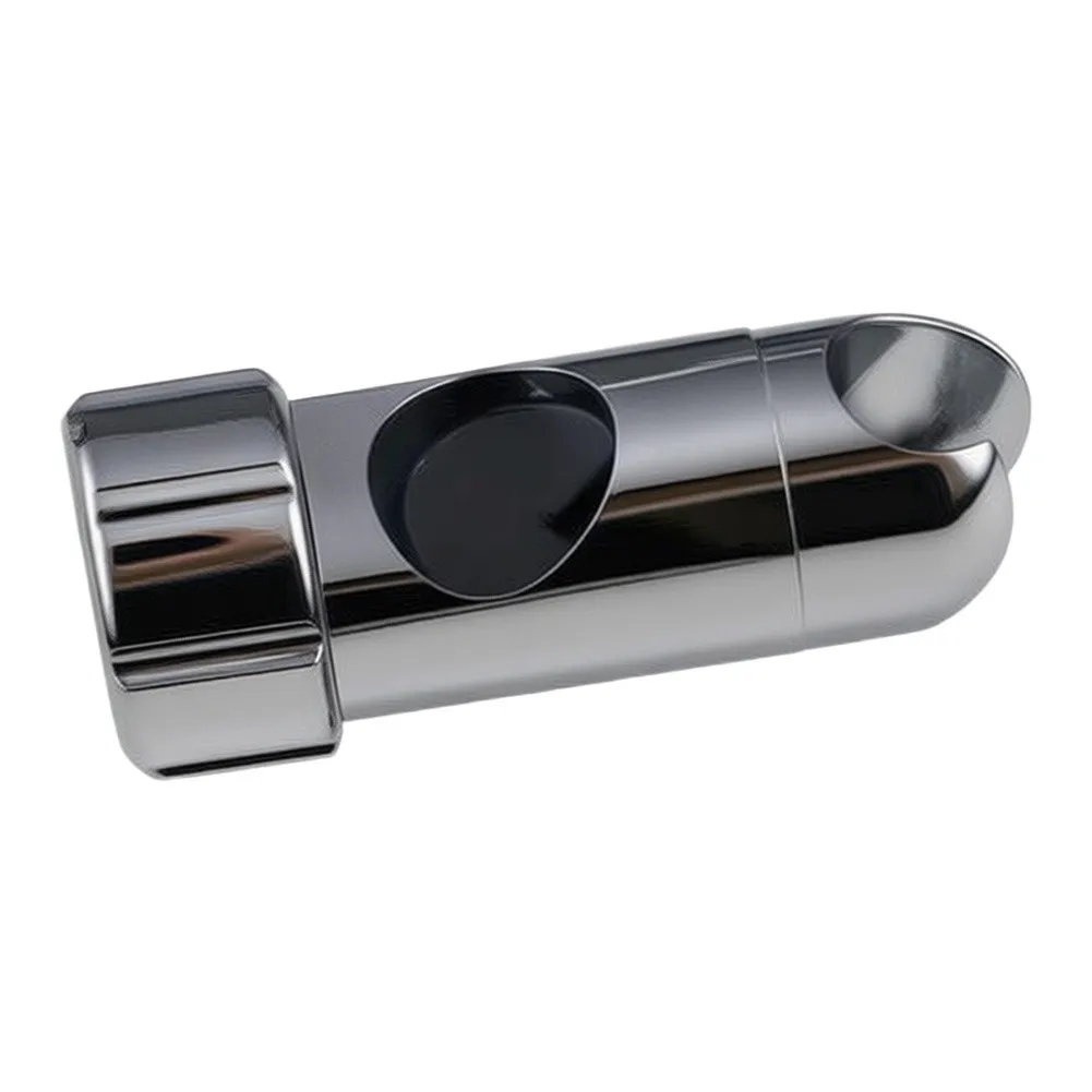 Adjustable Shower Head Bracket Compatible with 28mm to 32mm Diameter Grab Bars 360 Rotation ABS Bathroom Fixture
