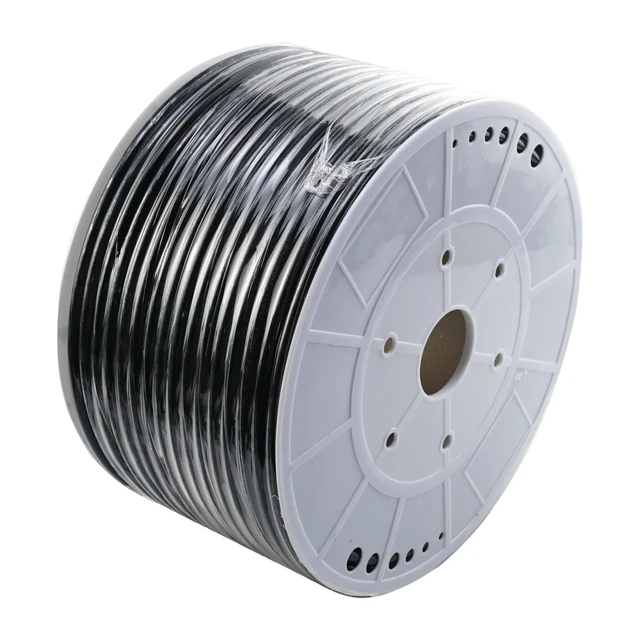 6mm 8mm 10mm 12mm Przewód powietrzny Wąż ogrodowy Nawadnianie MistingTube Wąż zraszający wodę Czarny PU Rura sprężarki gazu 10 metrów