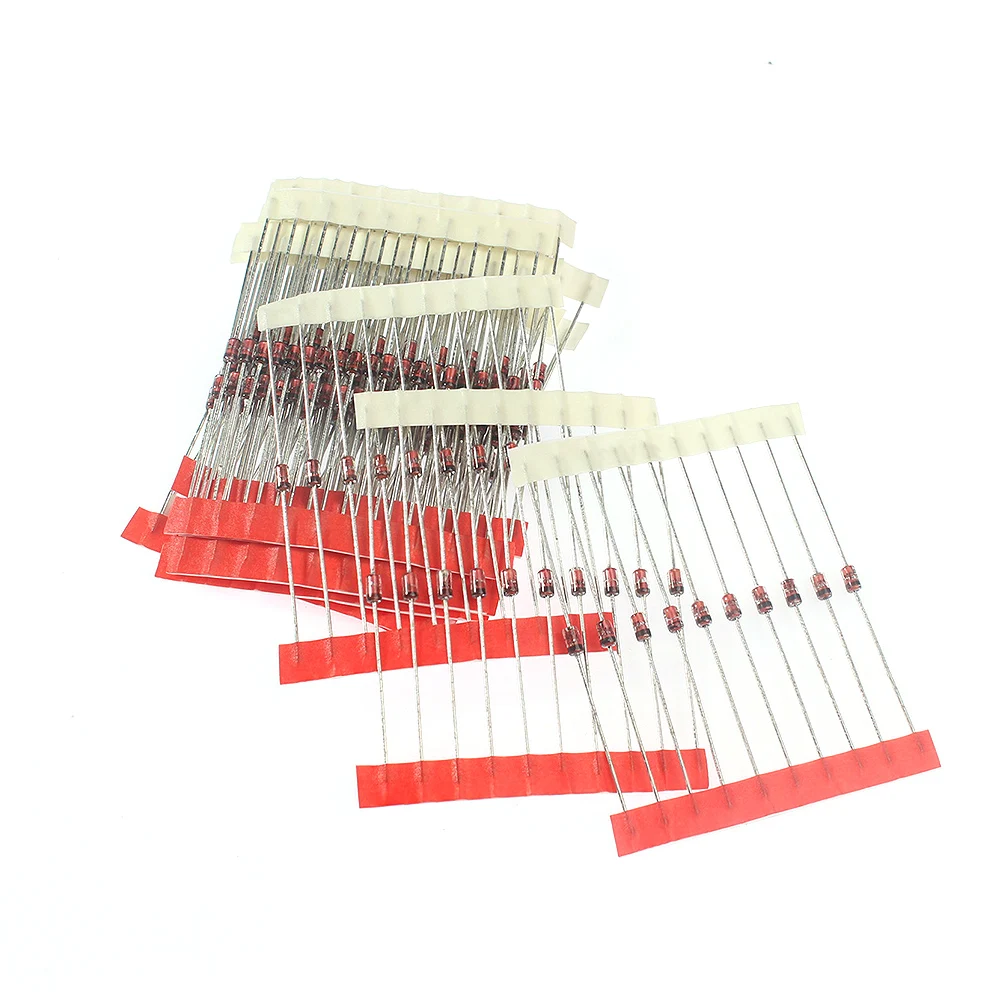 140PCS 1W Zener Diode Kit 3.3V~24V Electronic Components Diy Assorted Set 3.3V 10V 3.9V 12V 4.7V 15V 5.1V 16V 5.6V 18V 6.2V 20V