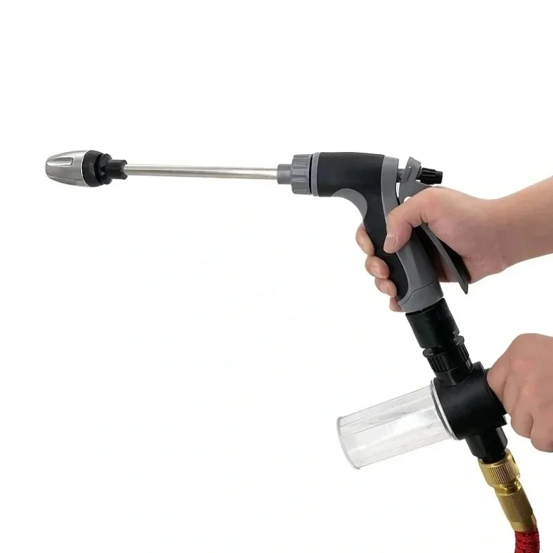 New Portable Automobiles Cleaning Tool High Pressure Sprinkler Water Gun Car Washers Garden Watering Hose Nozzle Foam Lance