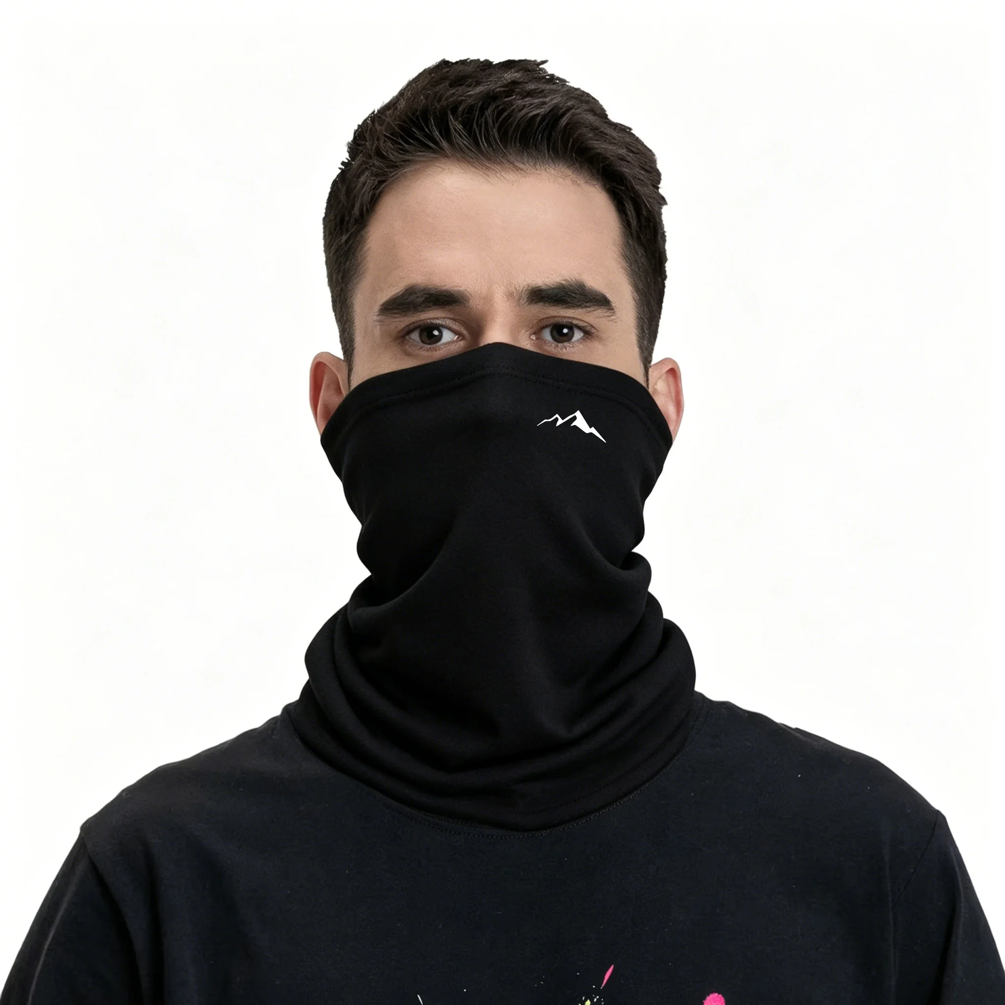 Multi-functional reflective neck warm cap mask - suitable for outdoor cycling skiing etc - a windproof and warm neck cover mask