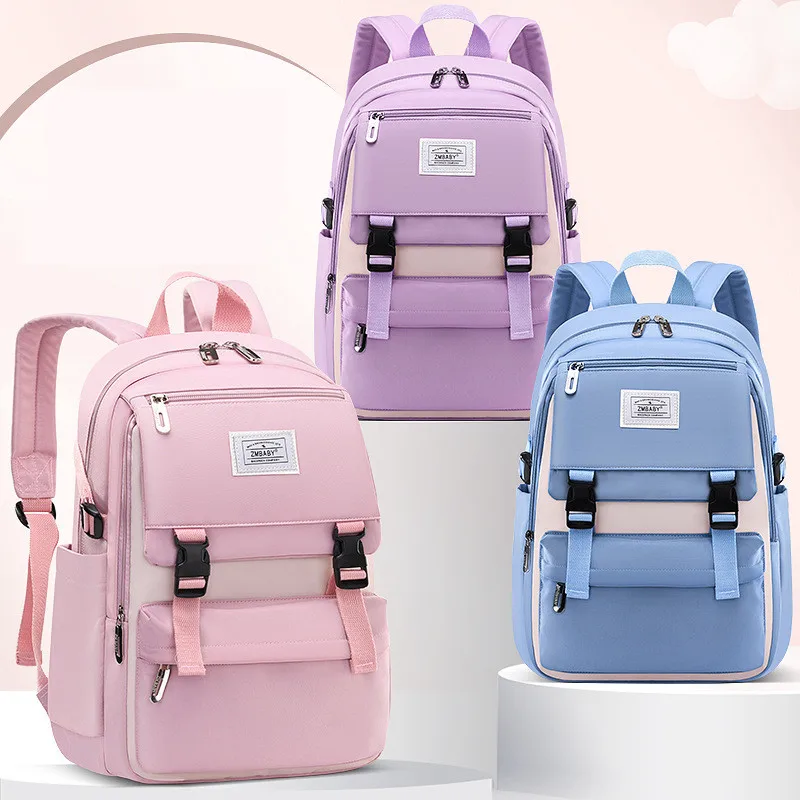 High School Taschen für Mädchen Student viele Taschen wasserdicht Schul rucksack Teenager-Mädchen hochwertige Campus Rucksack Sack Mochila