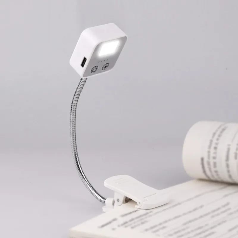 LED Rechargeable Book Light - Eye Protection Eye Protection Soft Light Reading Light  3 Color Temperatures and 5 Gears
