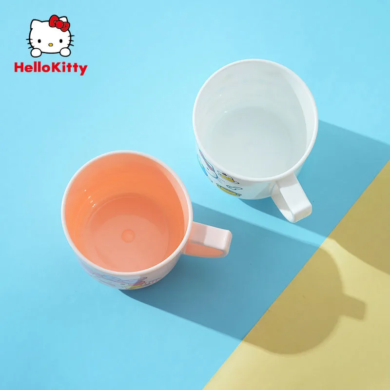 Kawaii Cute Sanrio hellobykitty My Melody Cinnamoroll Little Twin Star Cup tazza per collutorio per bambini Cartoon Girl regalo di compleanno