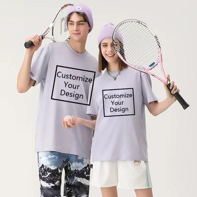 Customized men's T-shirt suitable for team gatherings, gym workouts. 100% pure cotton. 220G. Round neck. Short sleeve. image 3