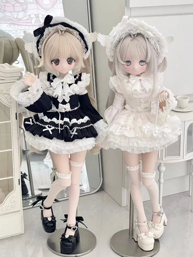 

Новинка! Одежда для кукол BJD 1/4: милый комплект из юбки, носков и головного убора. Набор для переодевания кукол, подарок, одежда для самостоятельного изготовления (кукла в комплект не входит).