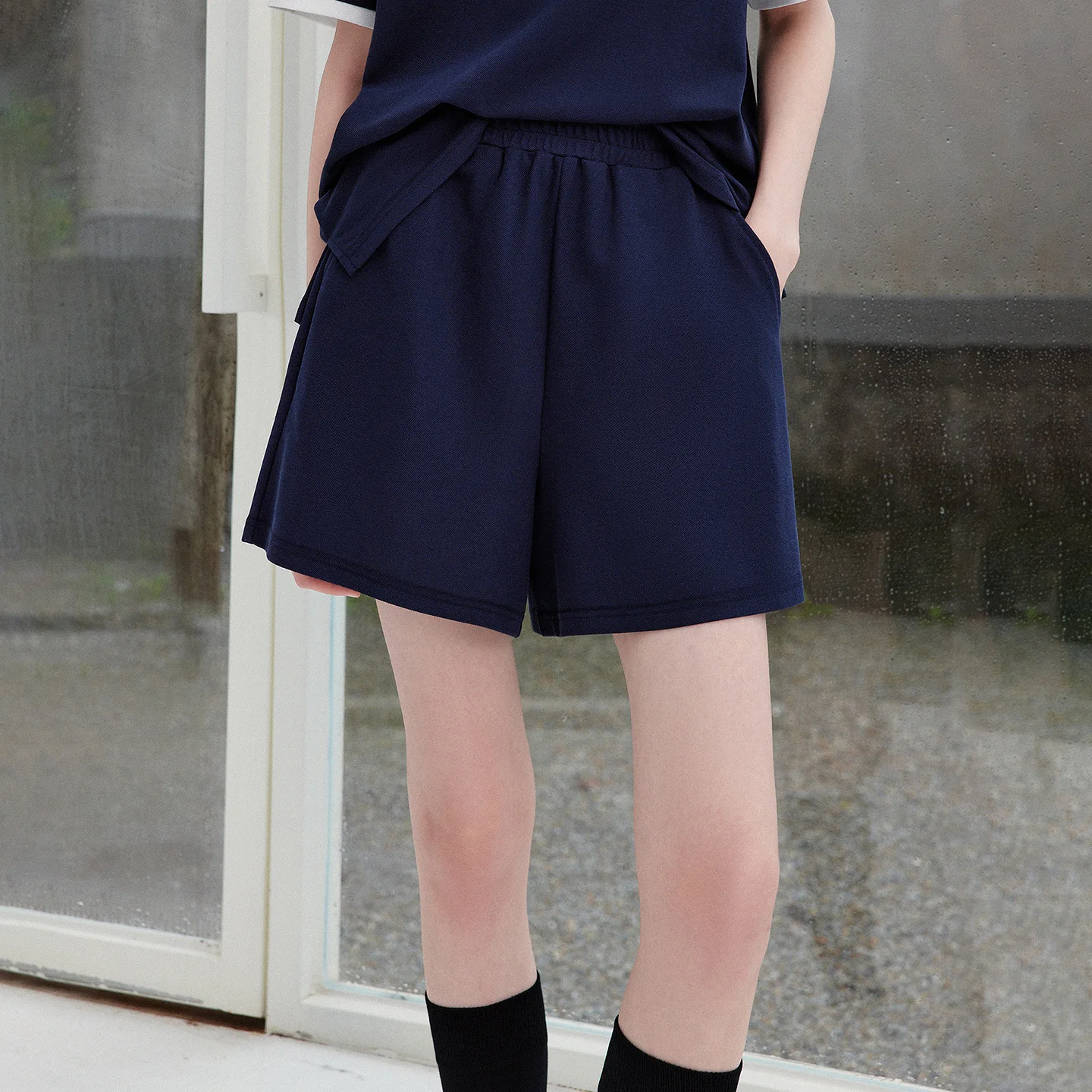 TOYOUTH Qingcongquan Women's Polo Shirt Shorts Two Piece Set 2026 Autumn New Color Block Preppy Style Casual Sports Outfits view 4