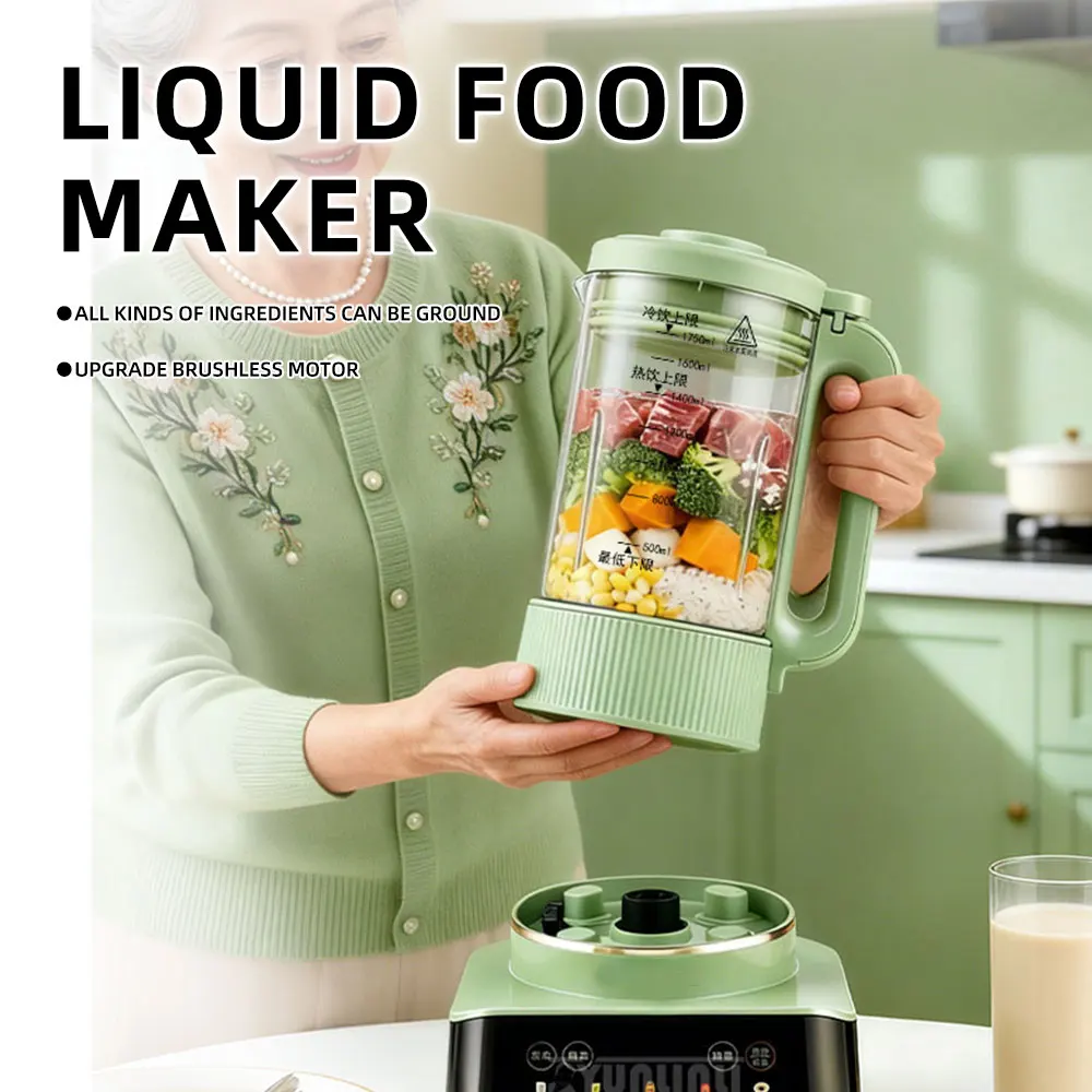 H3A High-Speed Food Grinder Blender Complementary Food Processor Mixer for Kitchen