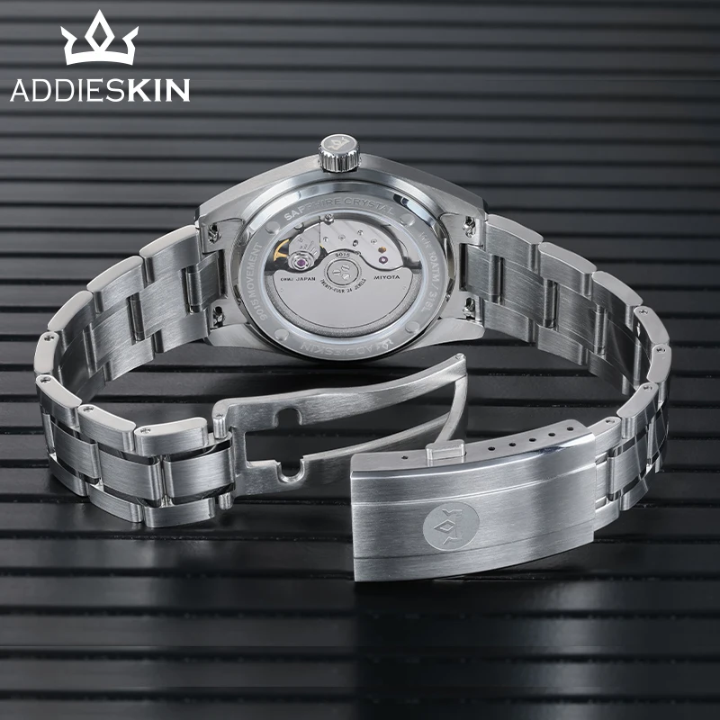 AddiesKin Hot K003 Men Watch 10Bar Waterproof BGW9 Super ‌Luminous Synthetic Sapphire 316L Steel Mechanical Automatic Watches