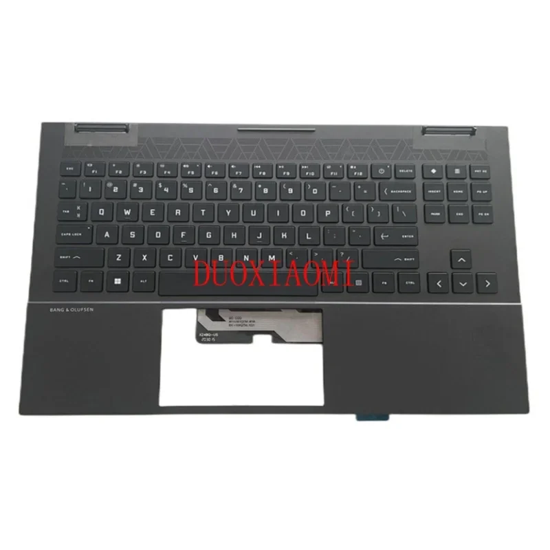 

New Original for HP Omen 15-ek 15-en palmrest W/RGB backlit keyboard M00667-001