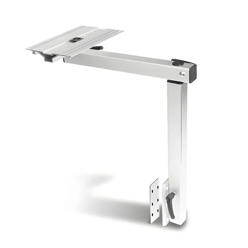 Adjustable Height Aluminum Alloy Table Leg for RV Caravan Movable Rotatable Essential Vehicle Tool for Camper Camping