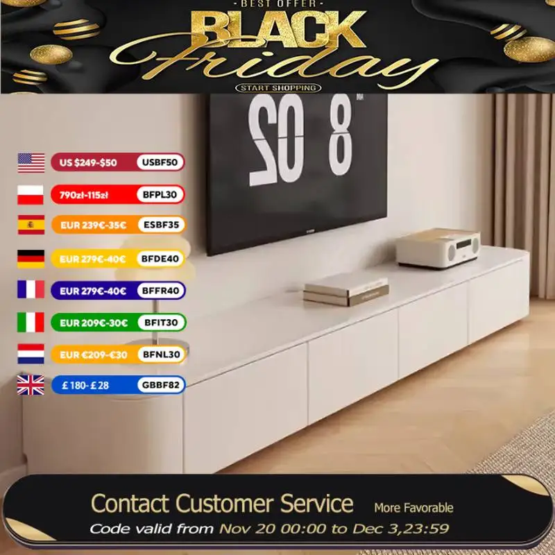 

Design Decoration Tv Cabinet Modren Storage Black Modern Luxury Tv Stand Unique Space Saving Fernseherschrank Furniture Home