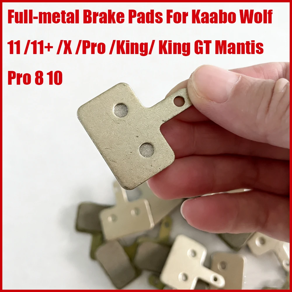 Null hydraulische Vollmetall-Bremsbeläge für Kaabo Wolf 11/11+ /X /Pro /King/ King GT Mantis Pro 8 10 Vsett Elektroroller-Teile – Detail 2