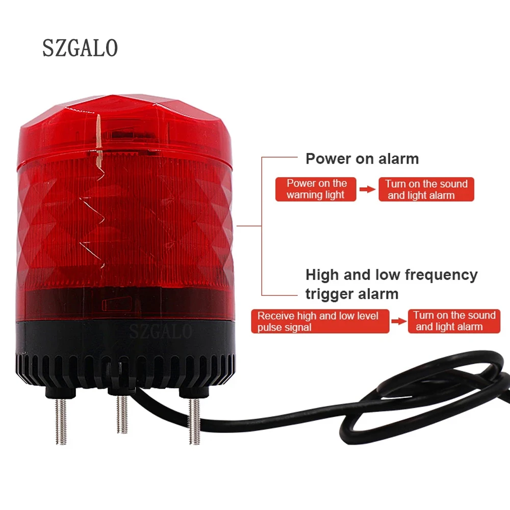 DC9~30V Car Emergency Road Rescue Safety Help Flashing Lights LED Strobe Warning Flash light Beacon Lamps Support USB Music