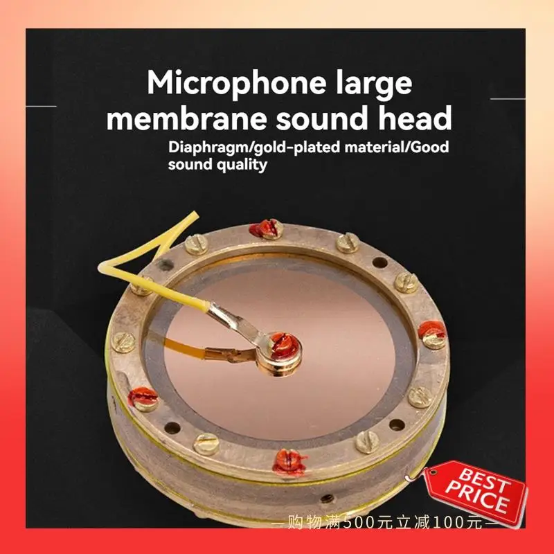 

ABNR 34Mm Large Diaphragm Microphone Core Recording Condenser Mic Capsule Microphone Accessories