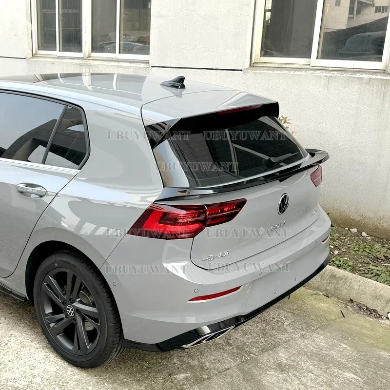 High Quality Spoiler for Volkswagen VW Golf 8 MK8 Ⅷ (NOT FOR R AND GTI) Rear Window MIDDLE Wing 2020 To Up