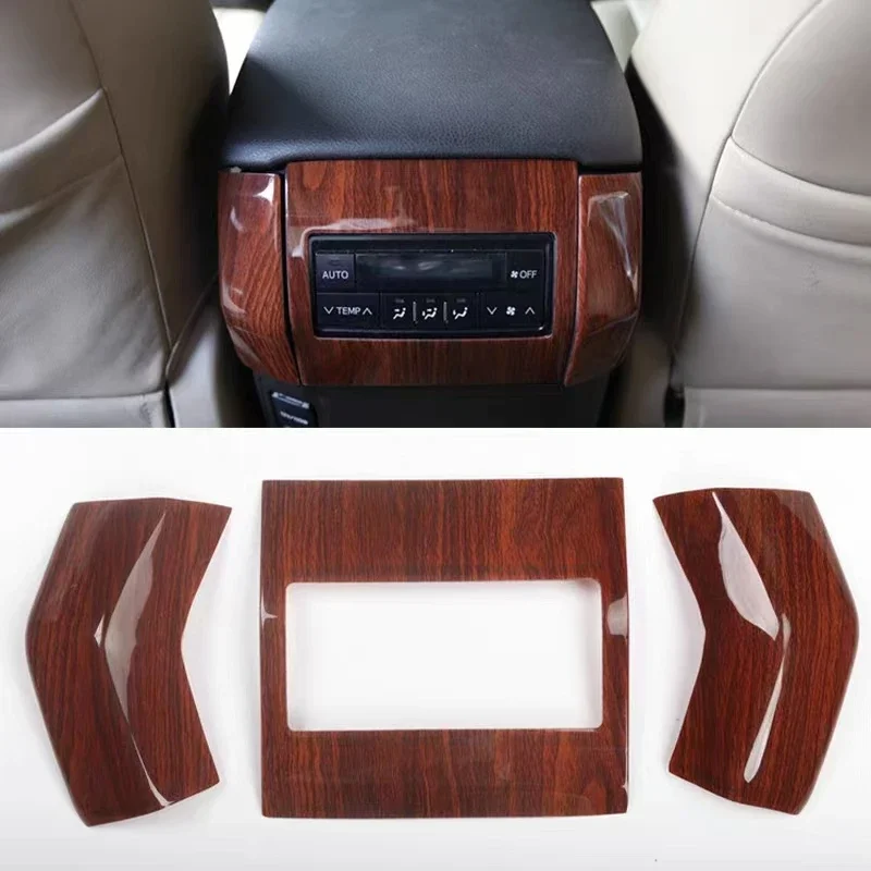 

For Toyota Land Cruiser 150 Prado LC150 FJ150 2010-2017 Interior Wooden Color Cover Frame Panel Overlay Car Styling Accessories