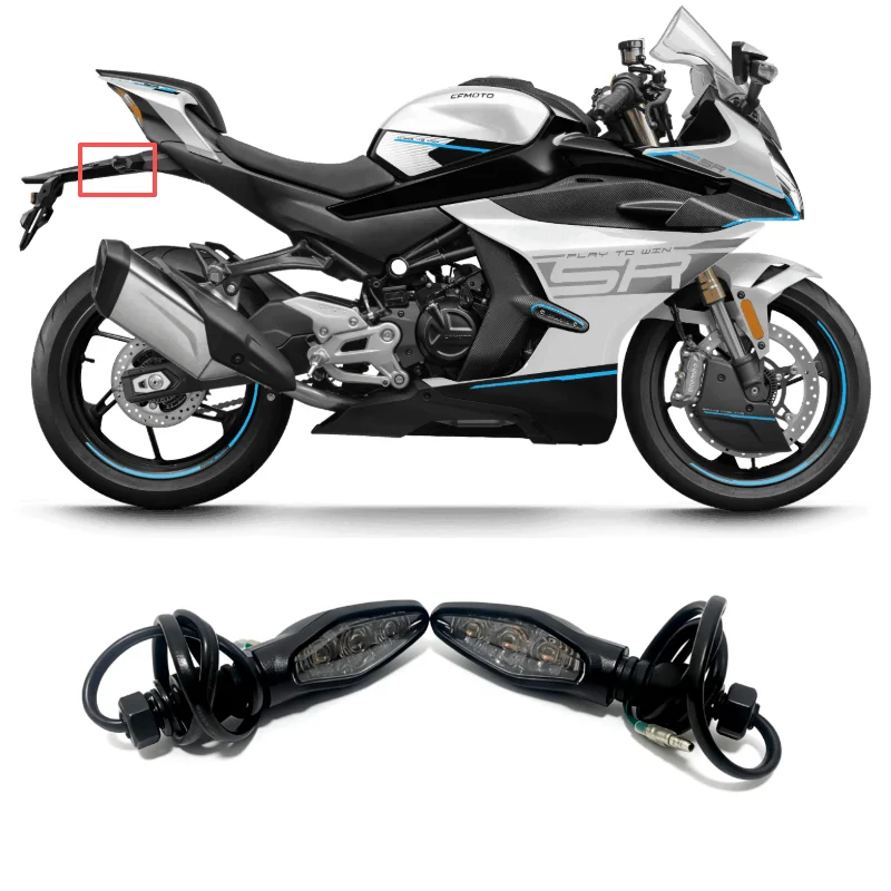 For CFMOTO 450SR 450SRS L&R Turn Signals Light CF400-6 SR450 Turnning Lamp SRS450 CF400-9 Motorcycle Accessories Original Parts