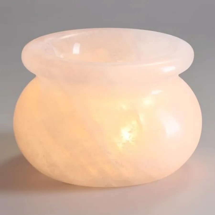 

Натуральный подсвечник для чайных свечей, хрустальная чаша, ручная резьба, цельный камень, уникальный узор, декоративный подсвечник для дома