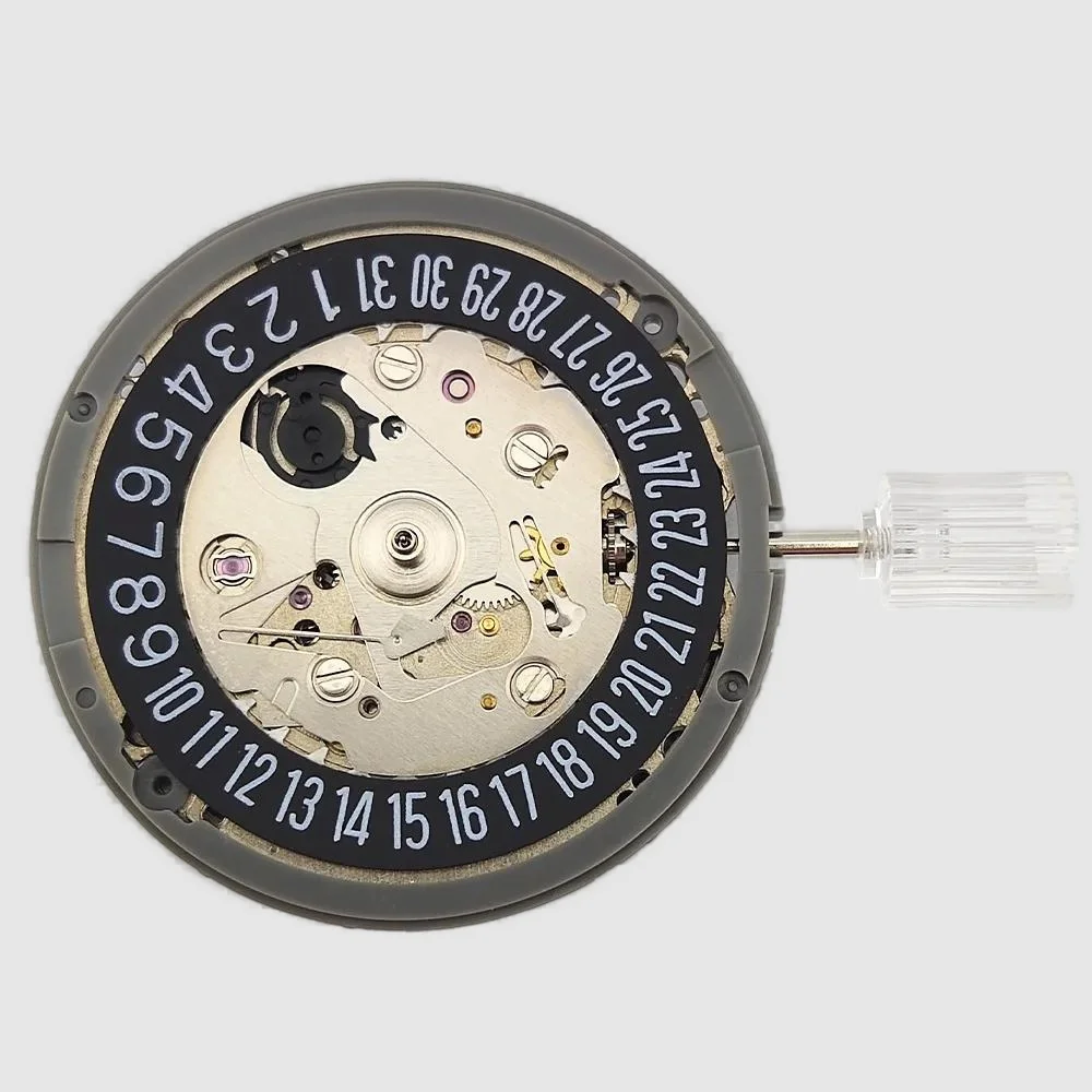6 o \'clock Black NH35 NH35A high precision automatic watch movement Date Japan original watch movement replacement kit