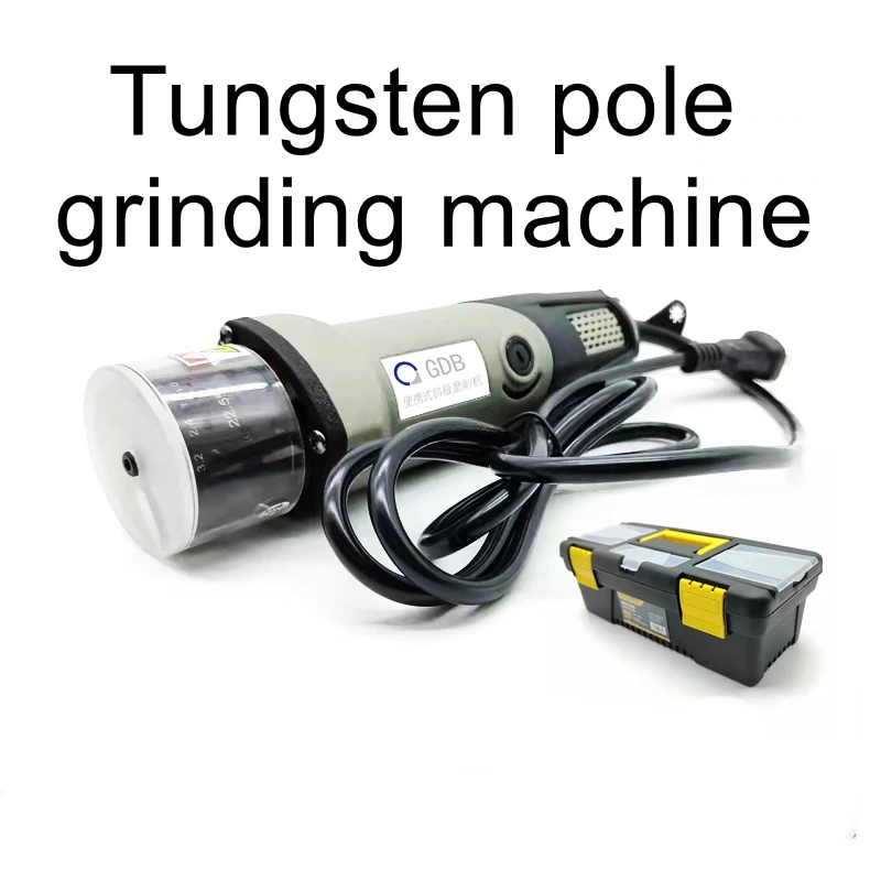 

Tungsten pole sharpening machine GDB portable GM400 can grind the tip and flat head to cut off light weight and easy to carry