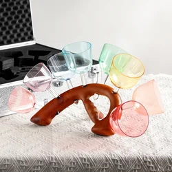 Handed Crystal Bowls Colorful Clear Singing Bowl Sound Healing Meditation Yoga Diapason Chakras Professional Handmade Percussion