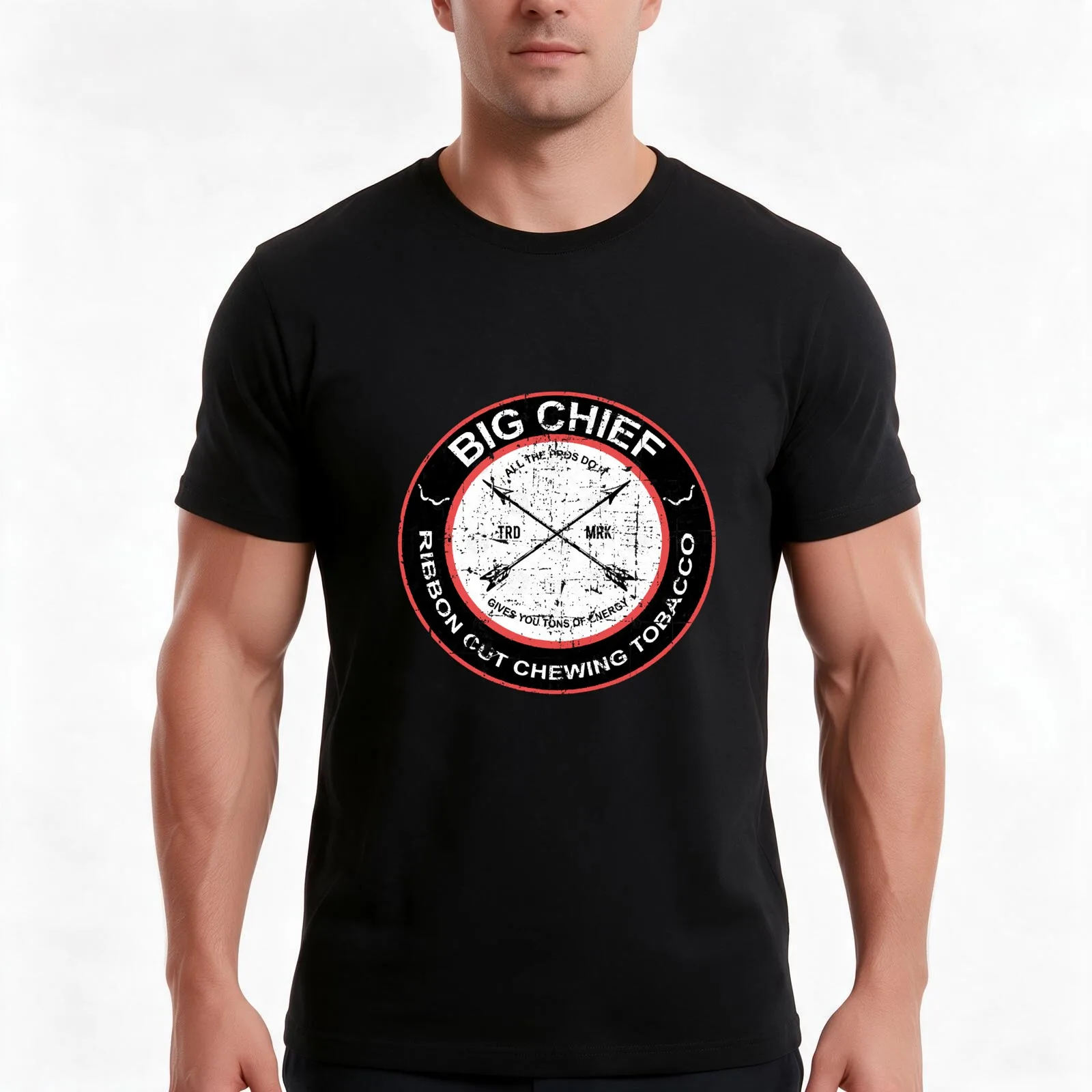 Big Chief chewing tobacco from the Sandlot T-Shirt, Summer Casual Cotton Tee, Oversized Streetwear Tops, Vintage Graphic Print