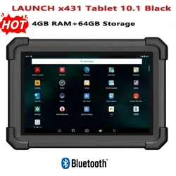 Launch Tablet 10.1 Black 4GB RAM 64GB Storage Diagnostics Tool Android Bluetooth Work with Launch X431 OBD2 Diagnostic Software