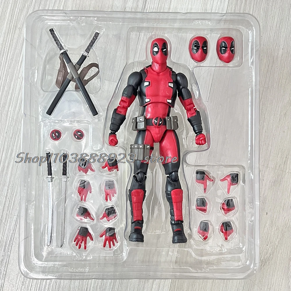 Mafex 082 Marvel X-Men Deadpool Figma 353 Deadpool Yamaguchi Revoltech Figure Model Toy Doll Christmas Birthday Gifts