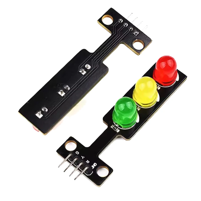 Mini 5V Traffic Light LED Display Module for Arduino Red Yellow Green 5mm LED Mini-Traffic Light for Traffic Light System Model