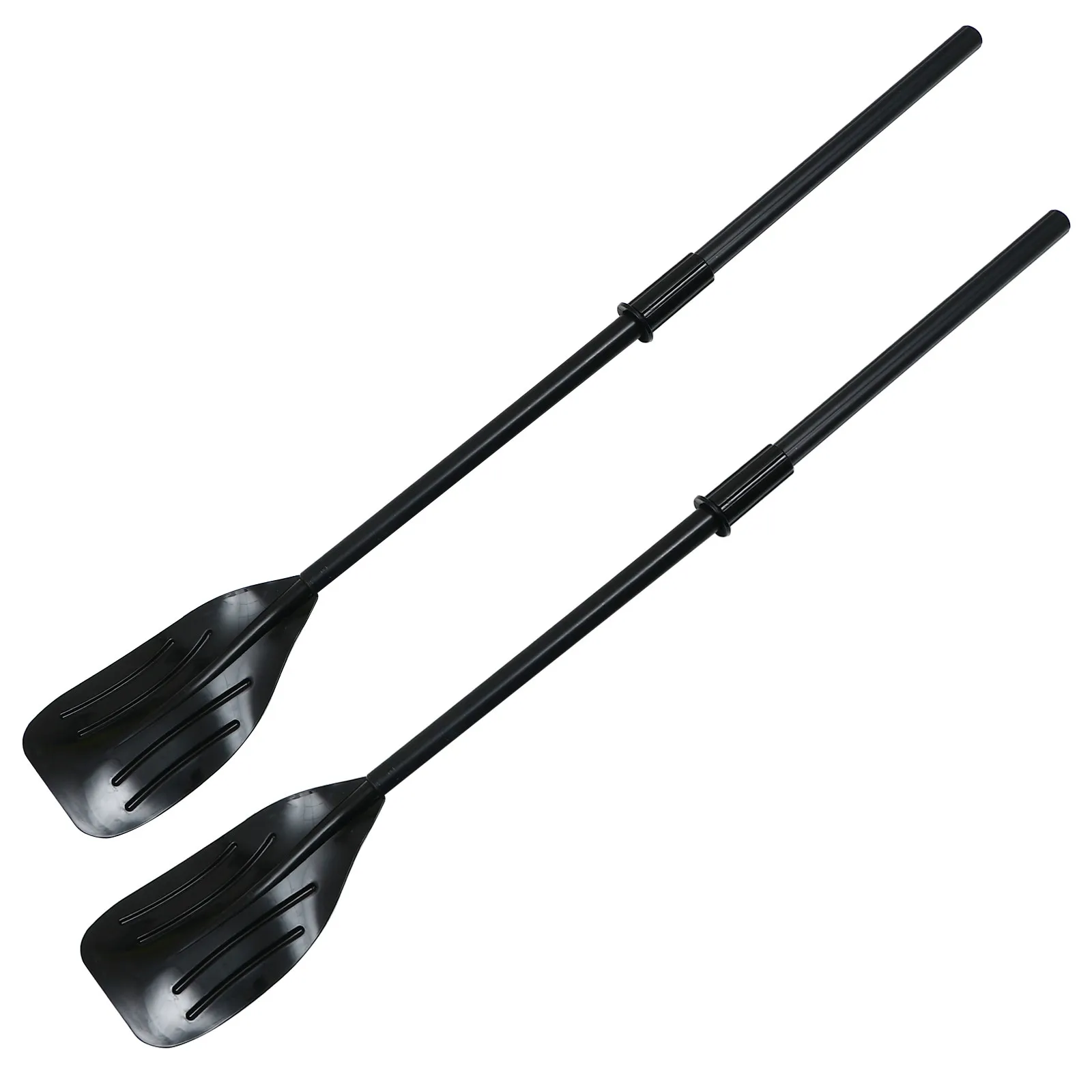 2Pcs Lightweight Detachable Canoe Paddle PVC Kayak Paddle Portable Boat Oar Set for Easy Rowing Detachable Boat Oars