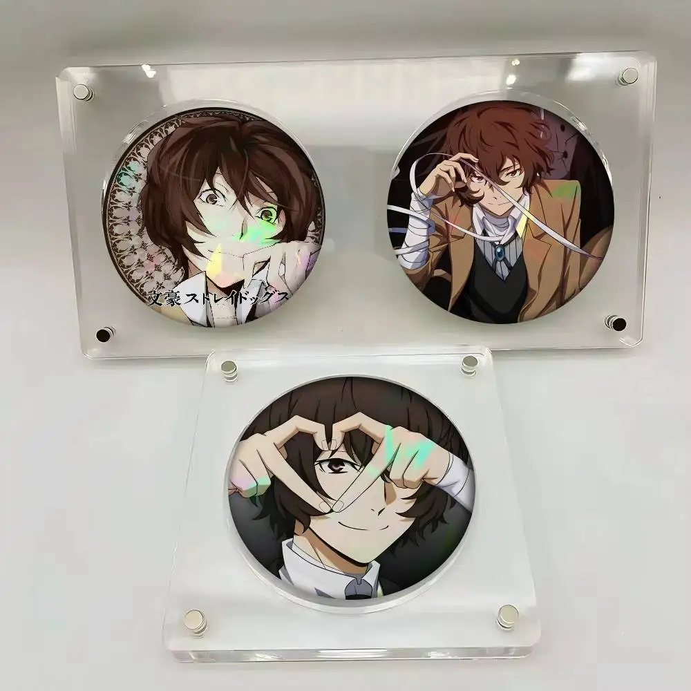 Anime Osamu cool Dazai    Creative Tinplate Soft Button Pins Animal Icon Brooch Lapel Backpack Badge Accessories Pin