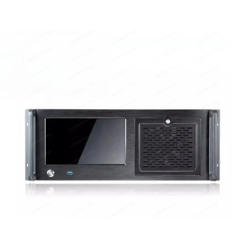 4U Industrial Touch Screen Chassis, 9-inch LCD Rack Mount Workstation for Industrial Control System