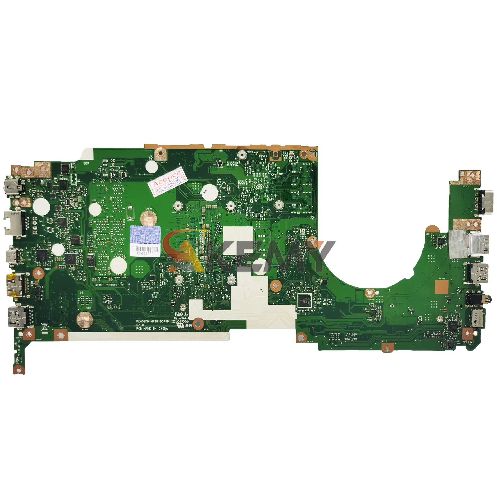 Placa base para ordenador portátil P2451FA para ASUS ProArt P2451F P2451FA P2451FB P2451FAW P2451FAV placa base para portátil con 10. a generación I3 i5 i7
