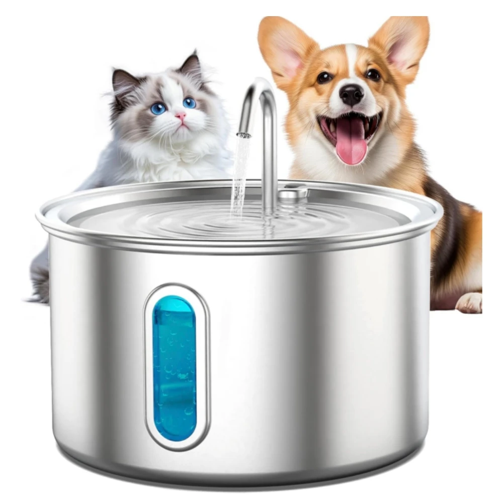

2.2L Cat Water Fountain,Pet Water Dispenser,Automatic Recirculation Filter for Pets Small Animals,USB,Cat Water Bowl Dispenser