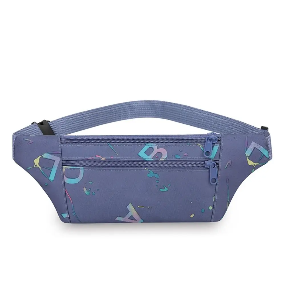 Fashion Large Capacity Women's Casual Waist Bag Lightweight Wear-Resistant Fanny Pack Adjustable Sport Backpack Travel