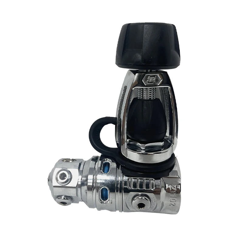 منظم ضغط غاطس أساسي من نوع المكبس، منظم معدات الغوص، منظم التنفس في المرحلة الأولى