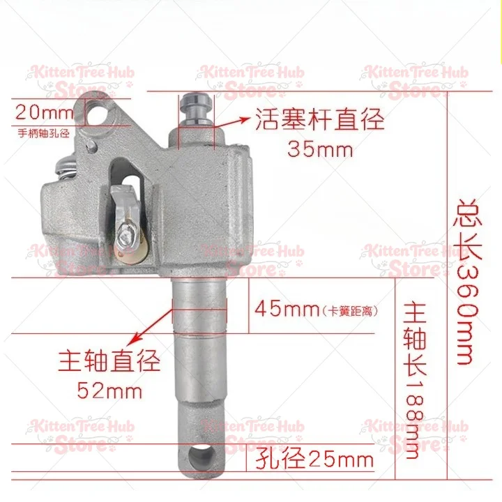 Ground Beef Oil Pump Assembly Manual Pallet Hydraulic Truck Cylinder