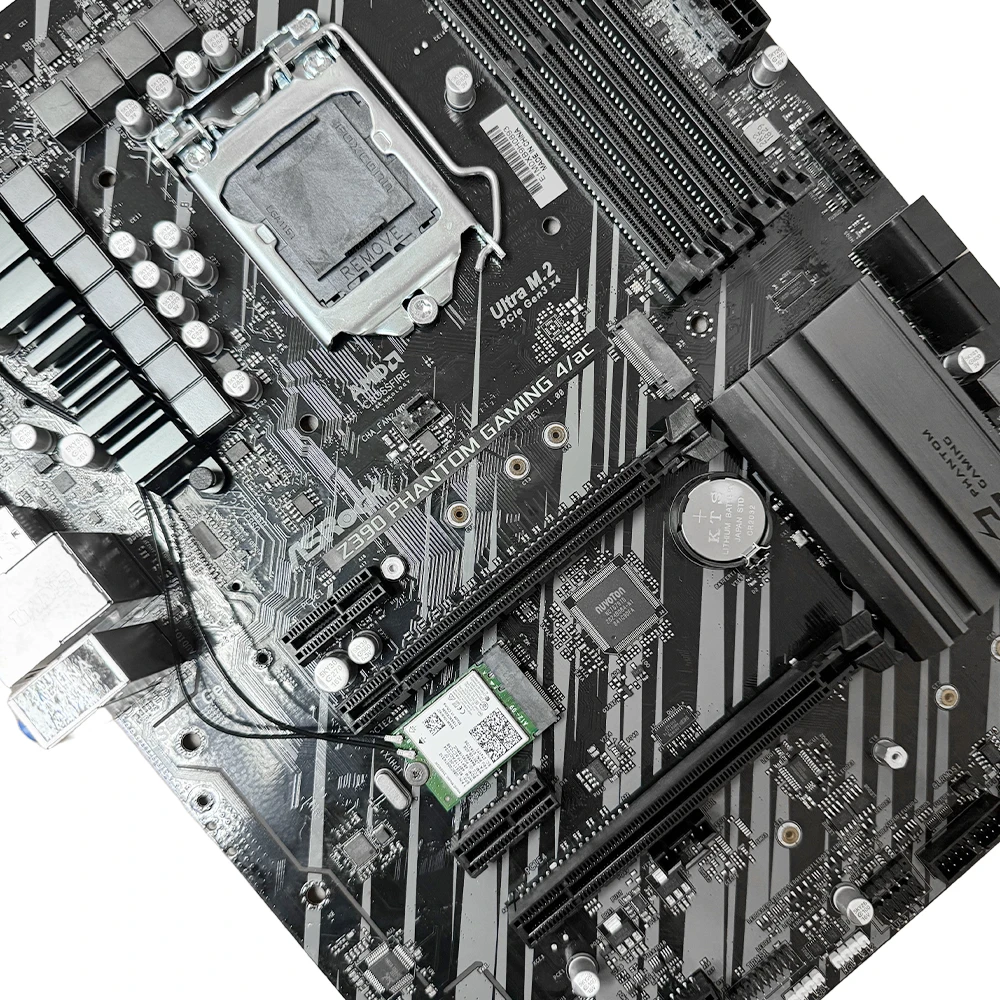 Imagem -03 - Placa-mãe Gaming Asus-z390 Phantom Lga 1151 Ddr4 64g Lga1151 Pcie 3.0 Atx para I7-9700f I78700 9400f G5600t Cpu