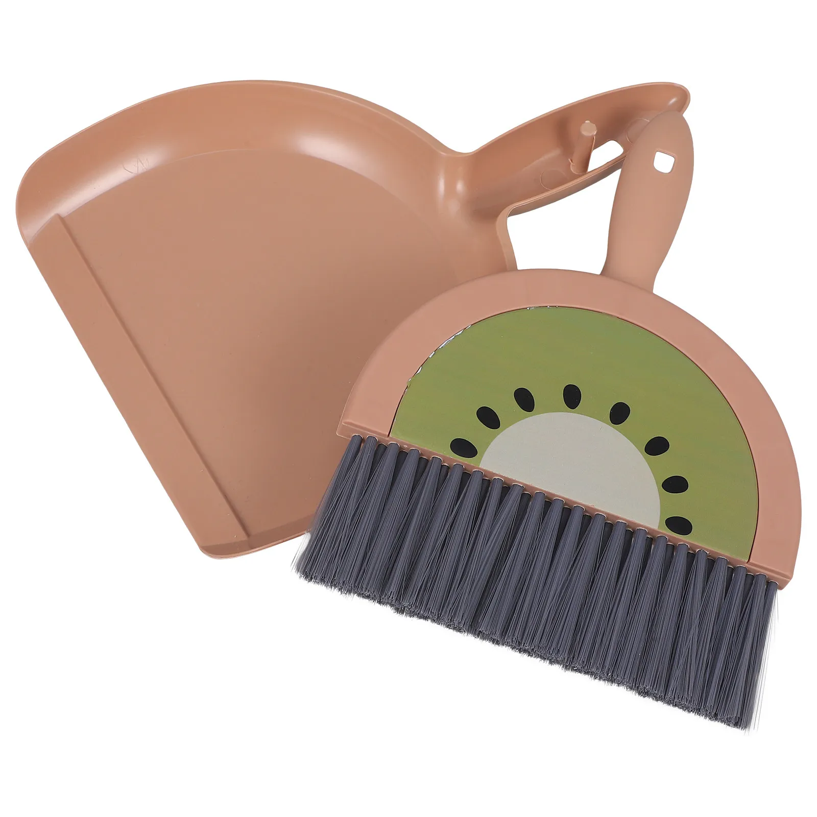 1Set Mini Broom and Dustpan Set Desktop Cleaning Brush Small Broom Dustpan for Home Office Car Interior Pet Bed Kitchen Camping