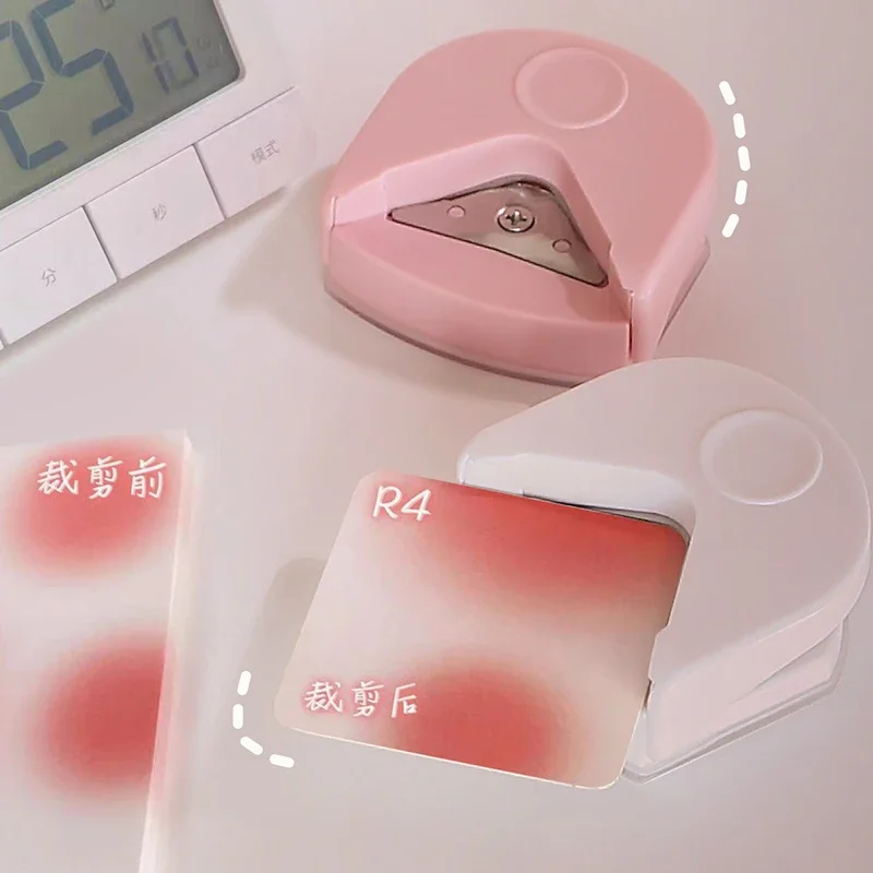 جولة R4 بطاقة الشطب قطع سكين مستدير ورقة الناخس زاوية المقص صور يموت قطع سكين مكتب الأدوات اليدوية