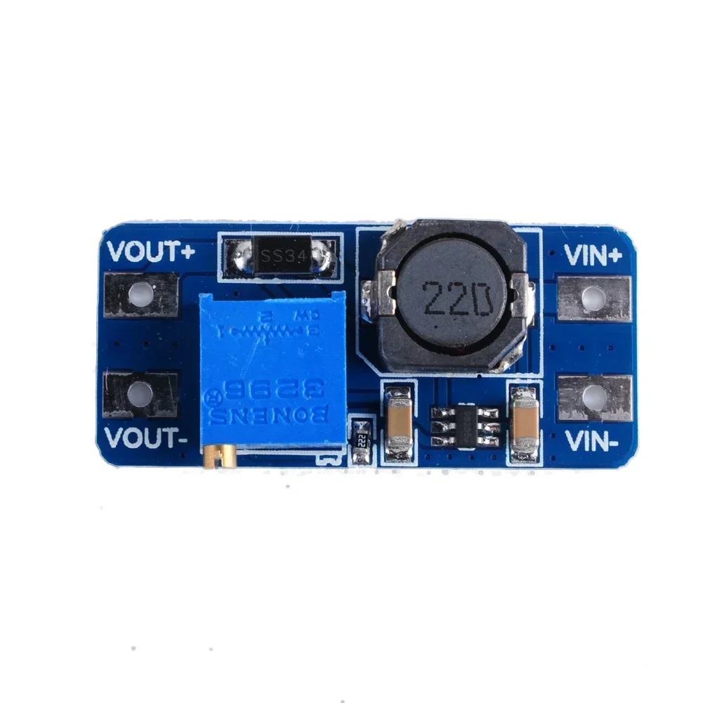 MT3608 2A Max DC-DC Step Up Converter Power Module Booster Power Supply Module For Arduino Input 2-24V Output 5/9/12/28V DIY