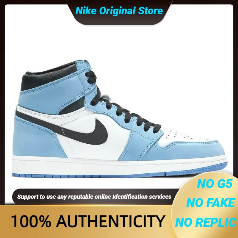 Nike Jordan 1 Retro High Golf University Blue Sneakers shoes 555088-134