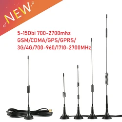 3G 4G High Gain Sucker Aerial Antenna 5/6/7/9/10/15DBI 3 meters Extension Cable SMA Male Connector For CDMA/GPRS/GSM/LTE/